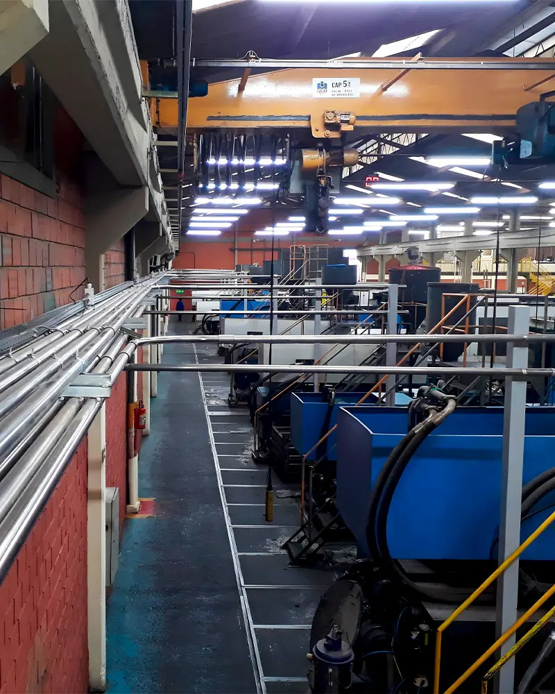 Central de Alimentação com silos, bomba de vácuo e distribuição automática